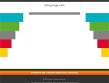 Tablet Screenshot of elitegarage.com